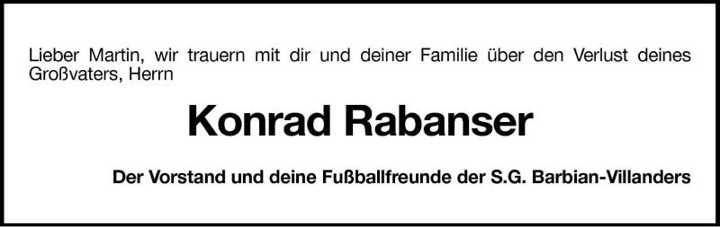 Traueranzeigen