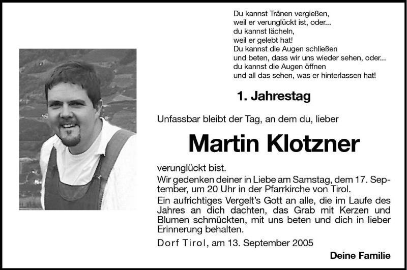Traueranzeigen