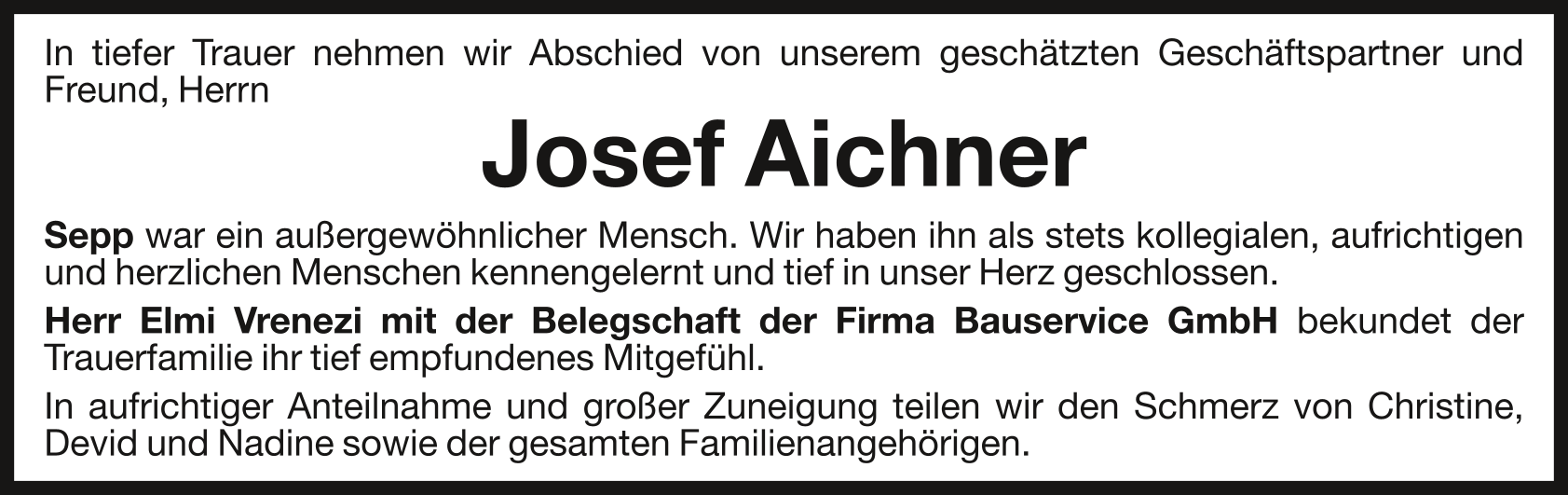 Aichner Josef - AN
