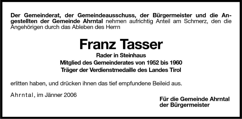 Traueranzeigen