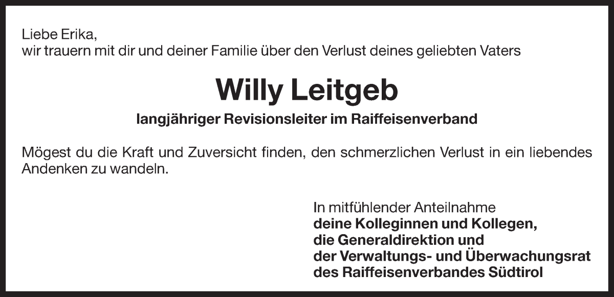 Traueranzeige