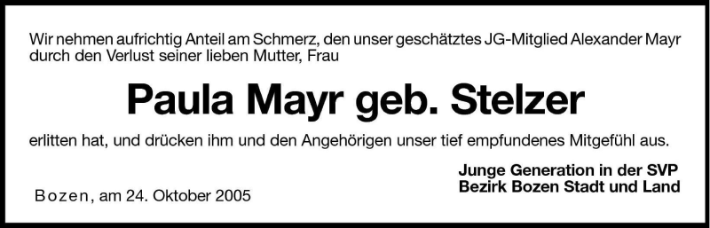 Traueranzeigen