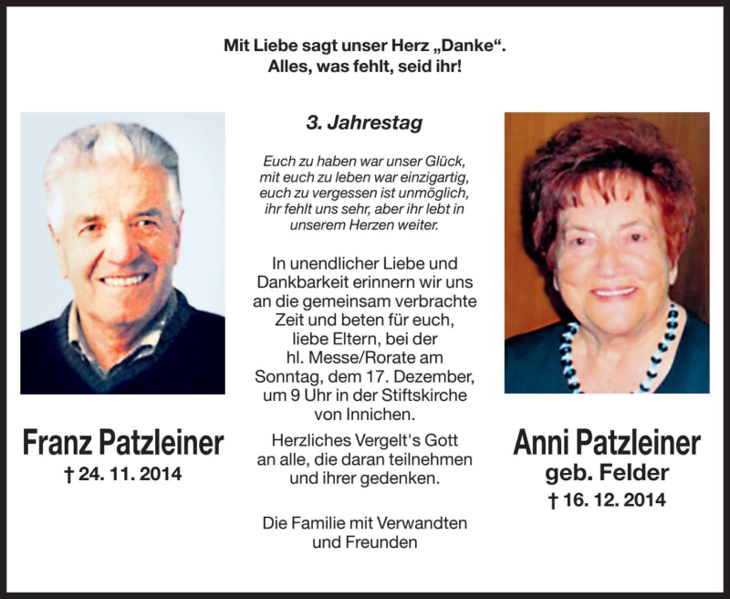 Traueranzeige