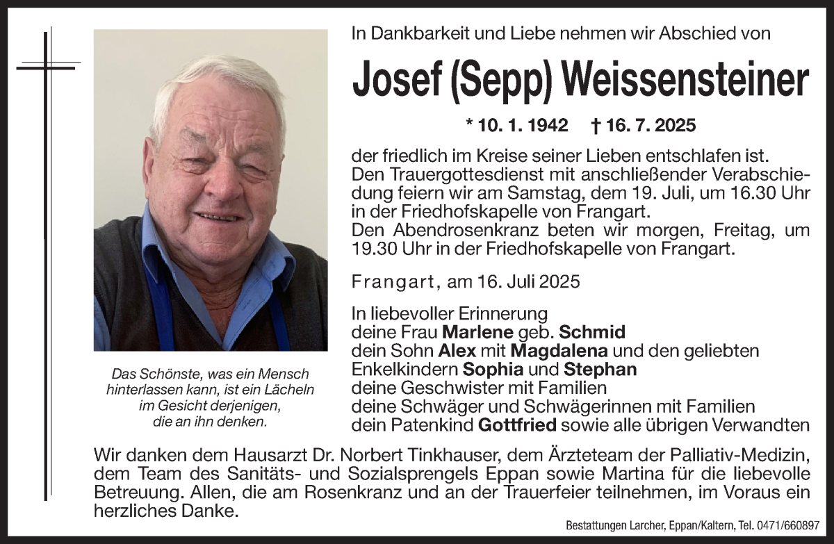 Traueranzeige
