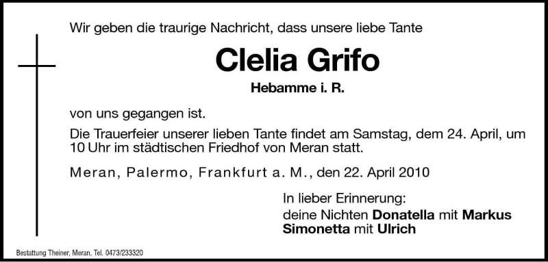 Traueranzeigen