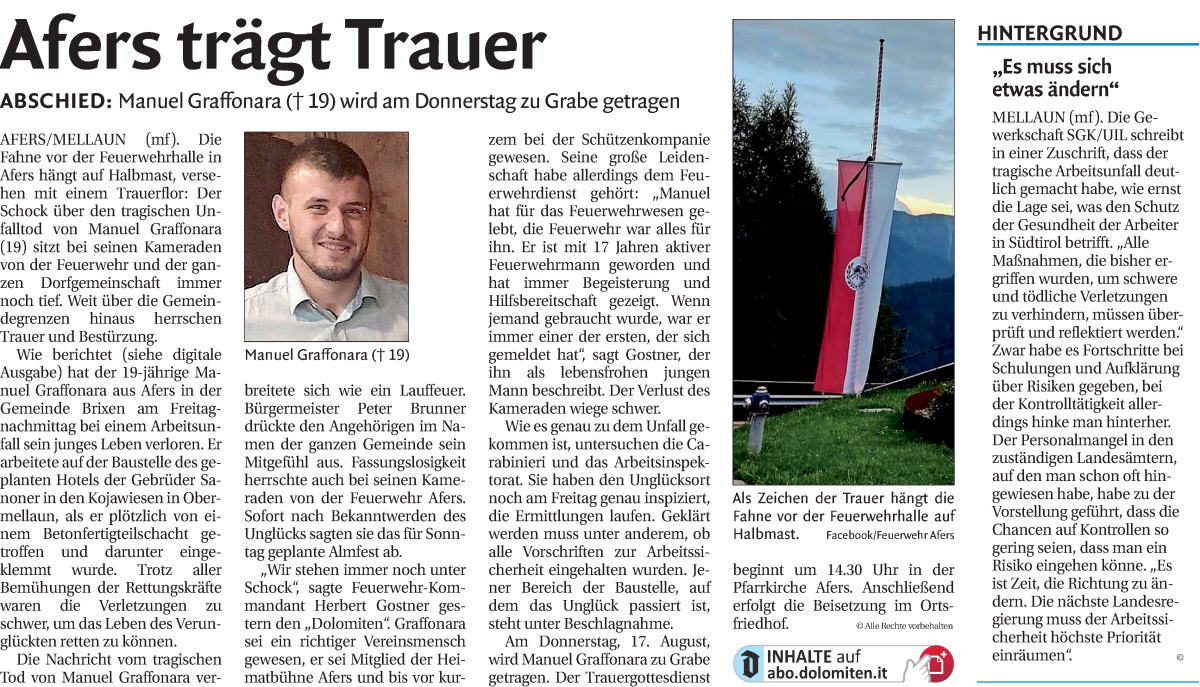 Traueranzeige