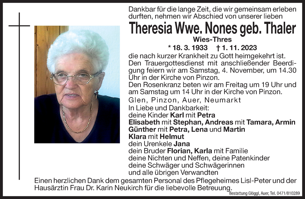 Traueranzeige