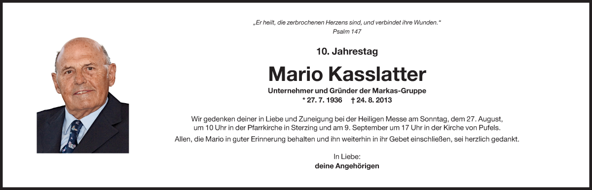 Traueranzeige