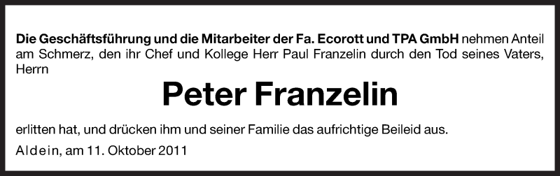 Traueranzeige