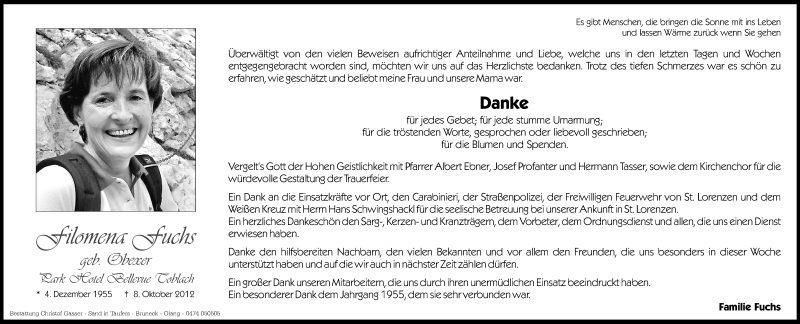 Traueranzeige