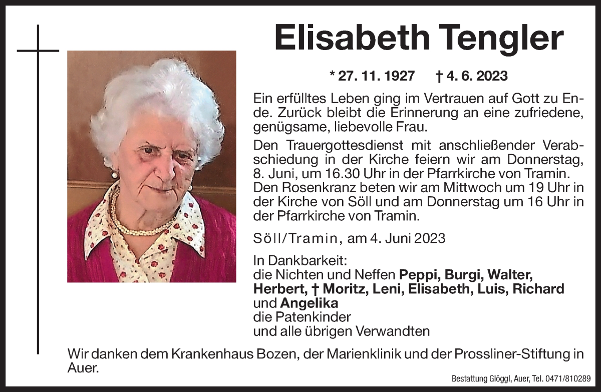 Traueranzeige