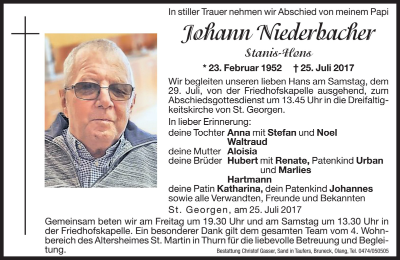 Traueranzeige
