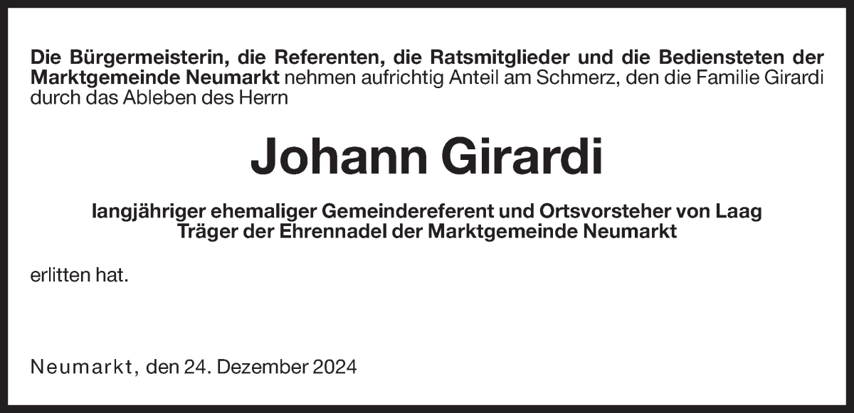 Traueranzeige