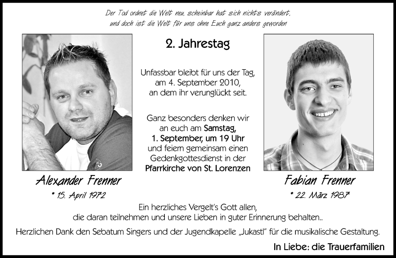 Traueranzeige