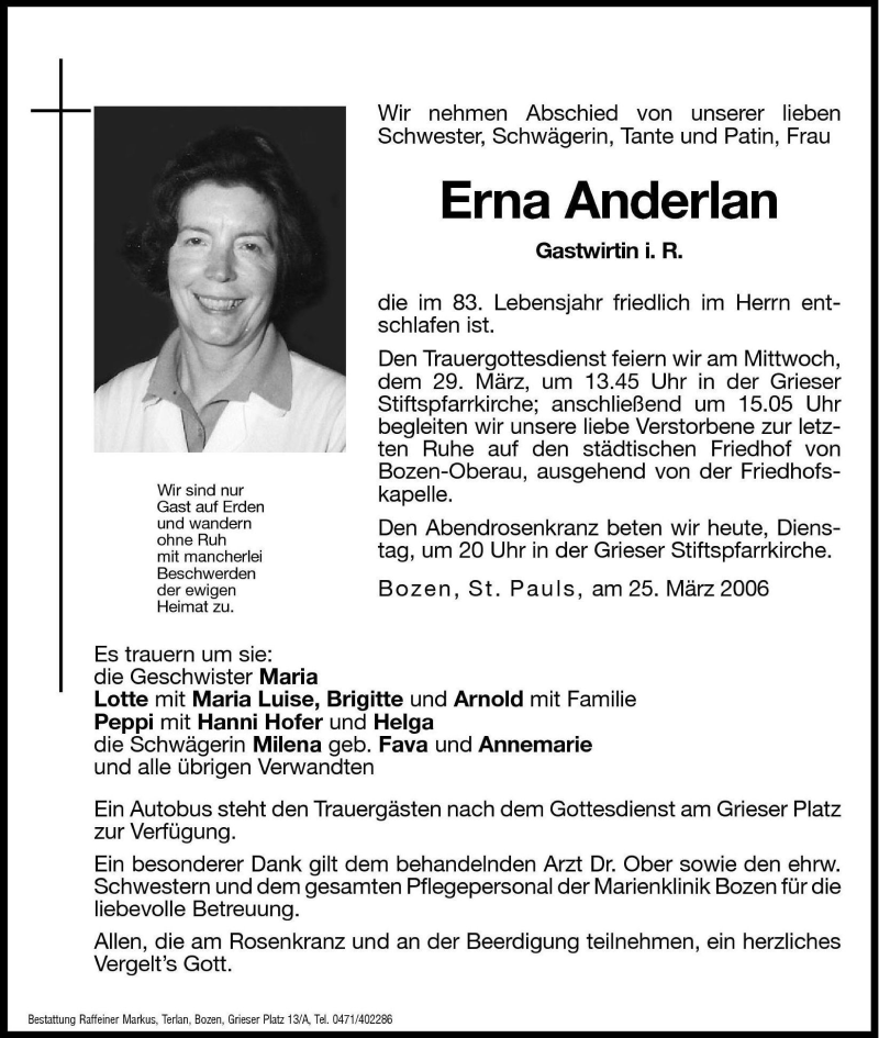 Traueranzeigen