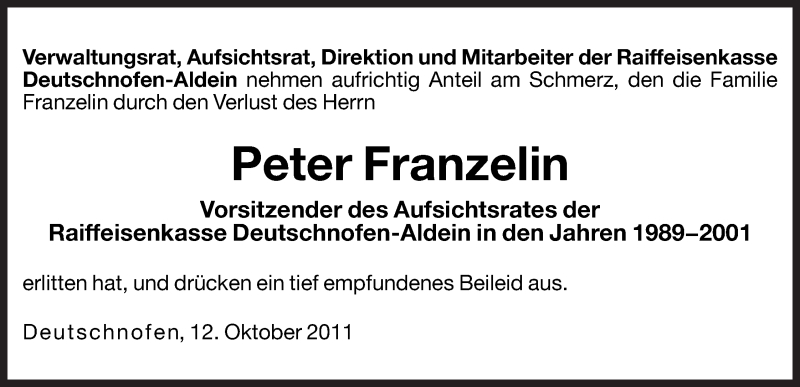 Traueranzeige