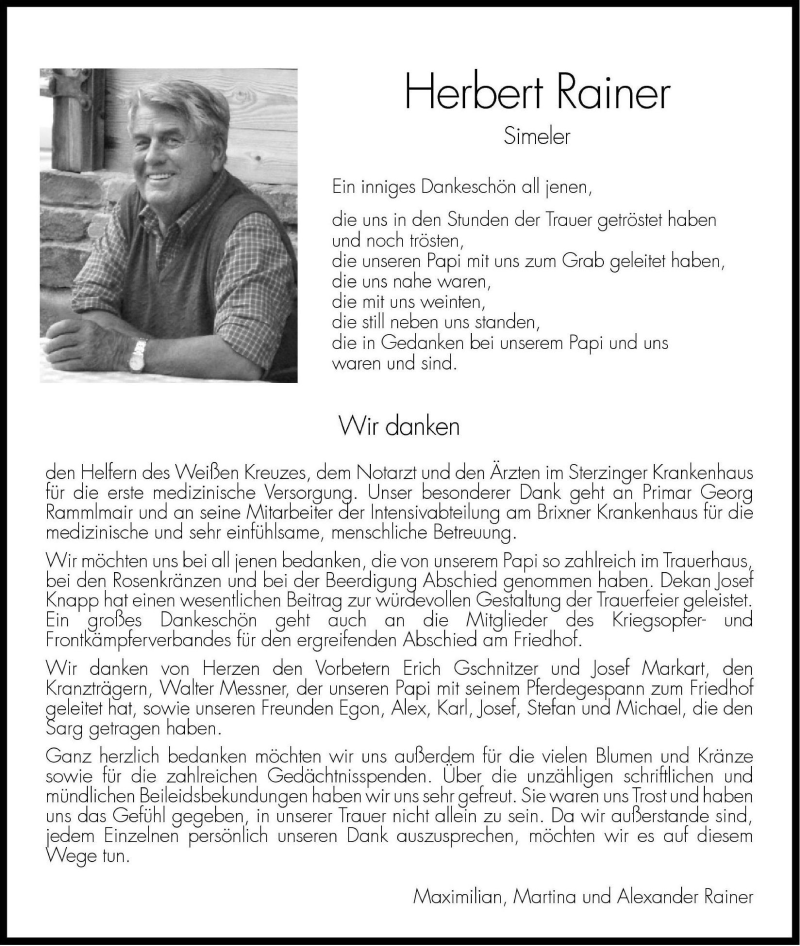 Traueranzeigen