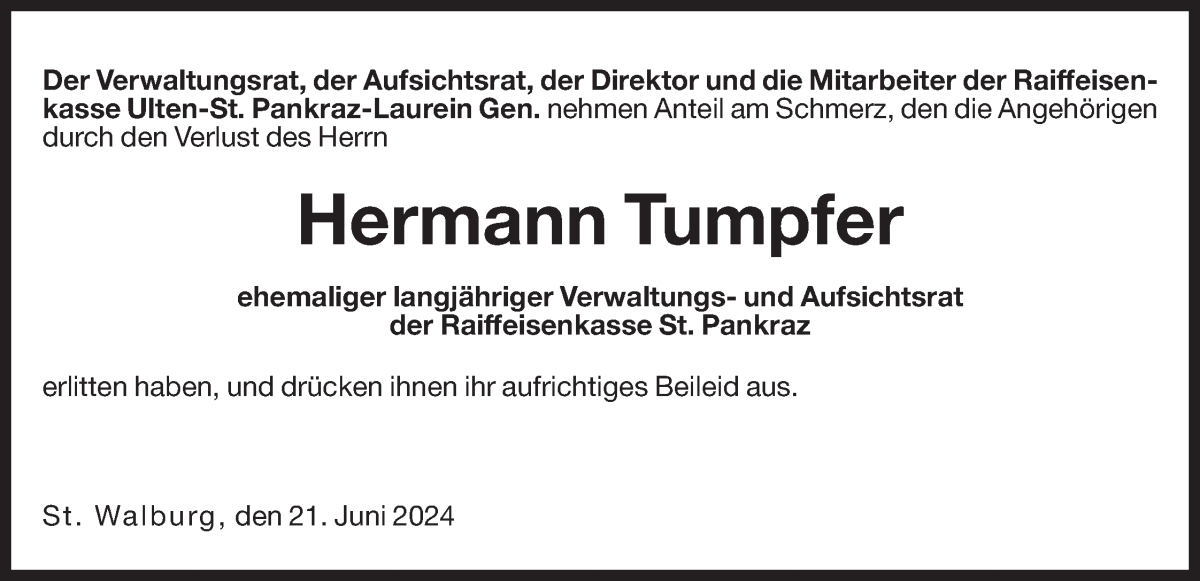 Traueranzeige