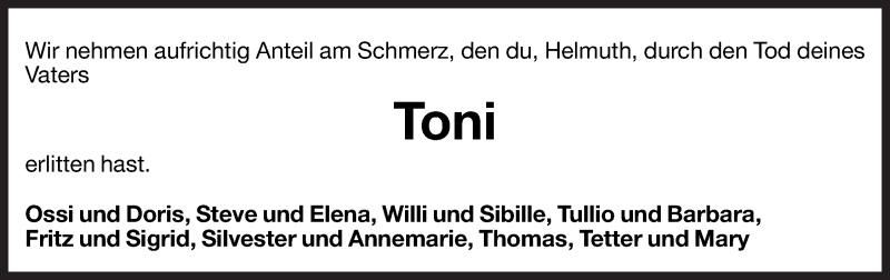 Traueranzeige