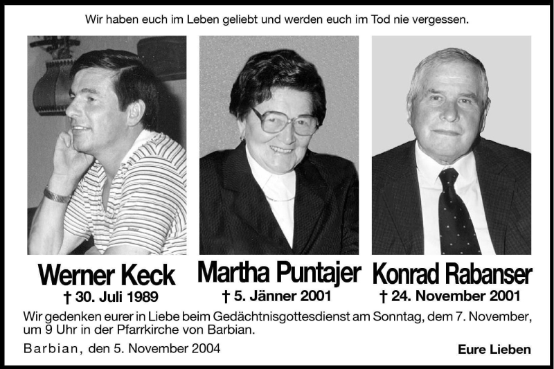 Traueranzeigen