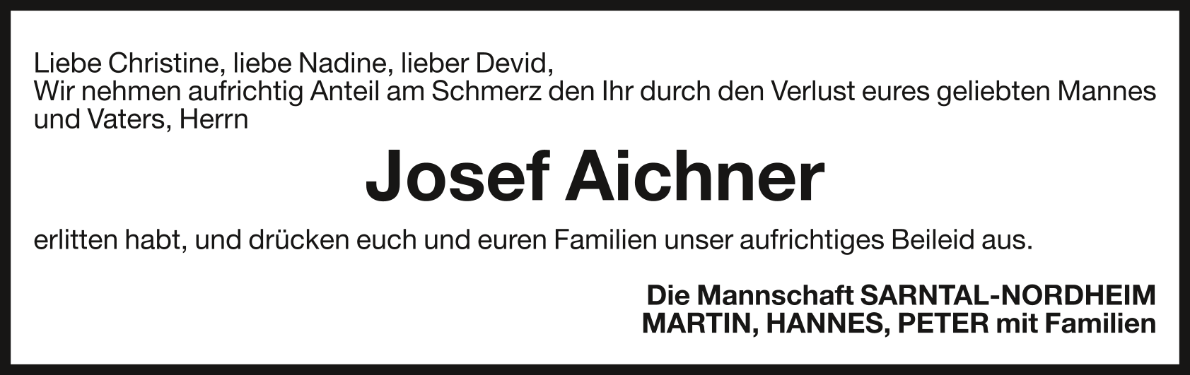 Aichner Josef - AN
