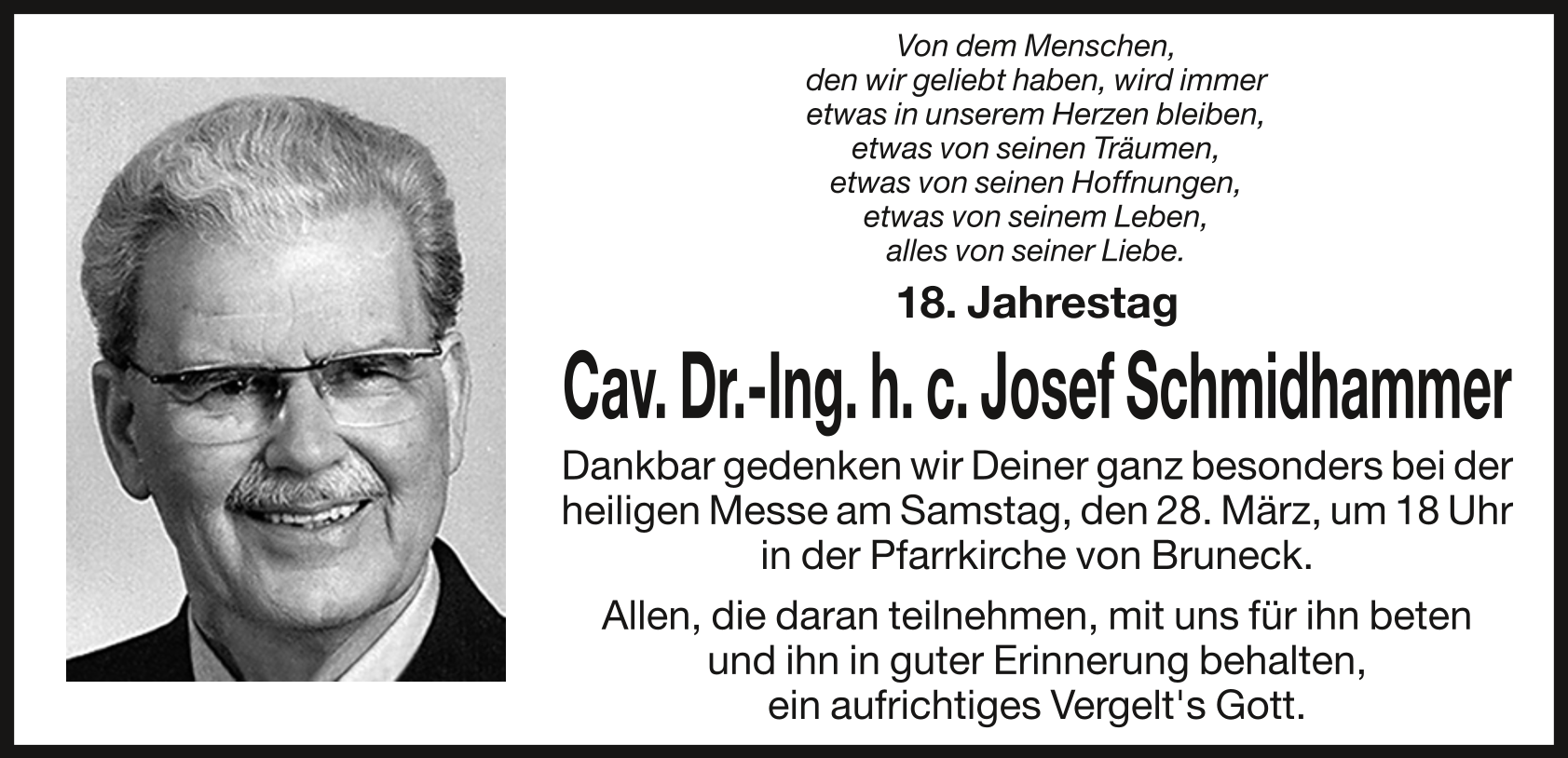 Josef Schmidhammer - JA