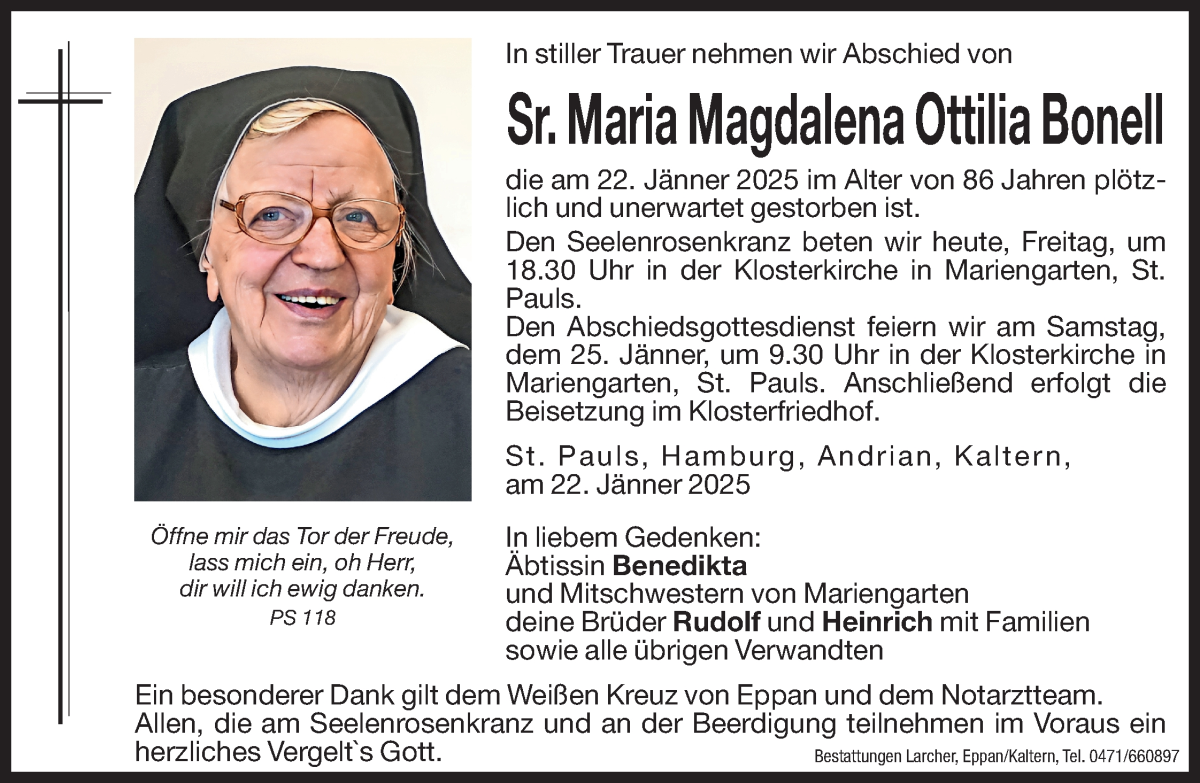 Traueranzeige