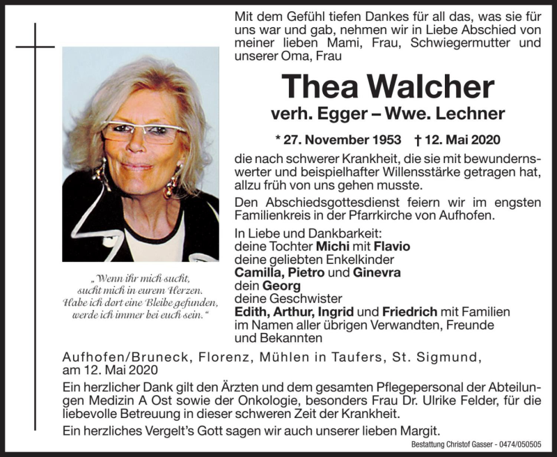 Traueranzeige