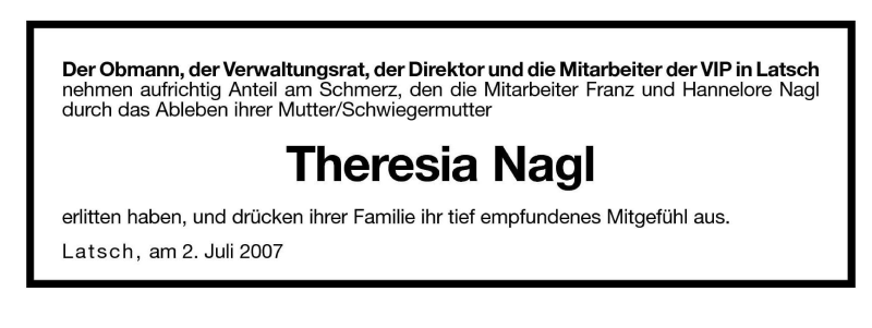 Traueranzeigen