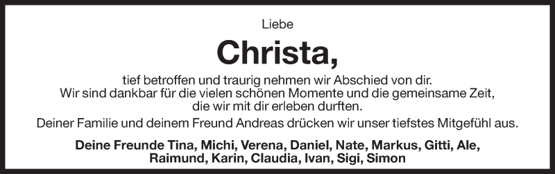 Traueranzeige
