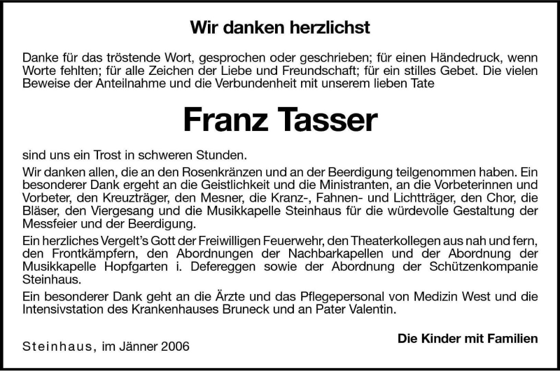 Traueranzeigen