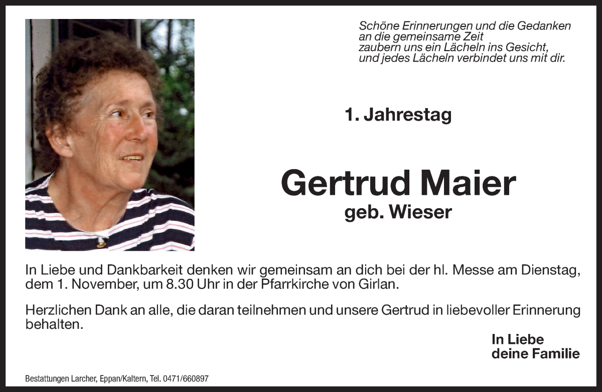 Traueranzeige