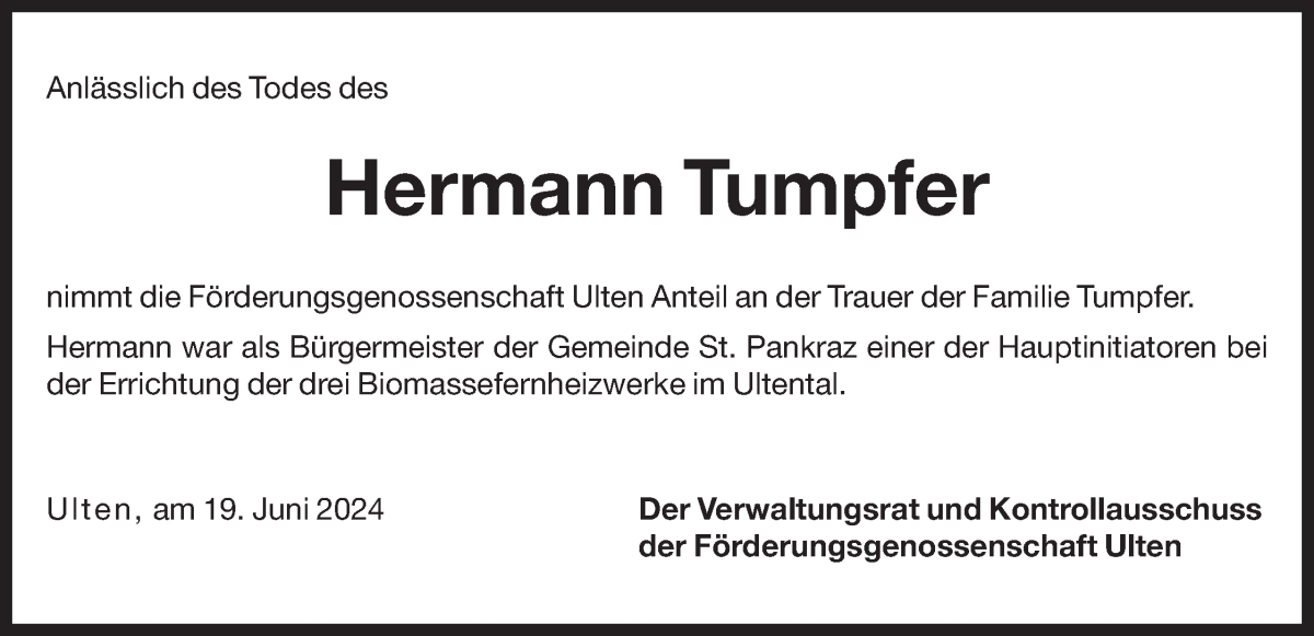 Traueranzeige