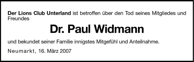 Traueranzeigen