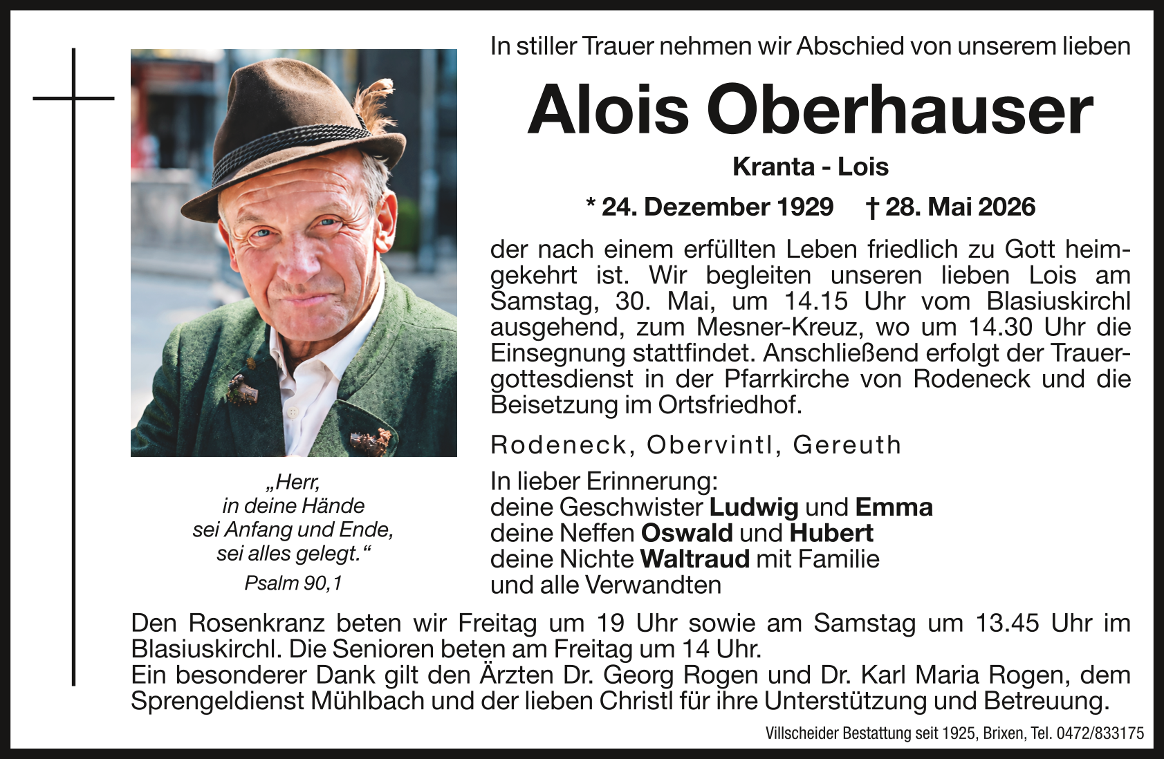 Oberhuber Alois - TA