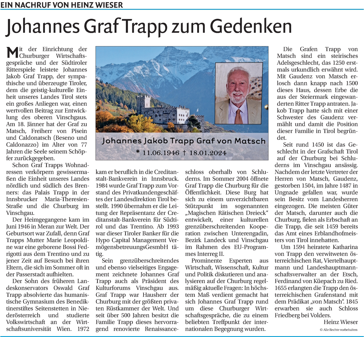 Traueranzeige