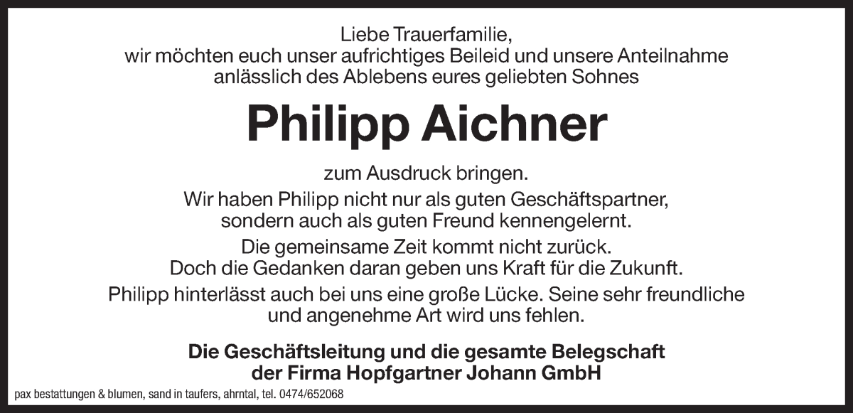 Traueranzeige