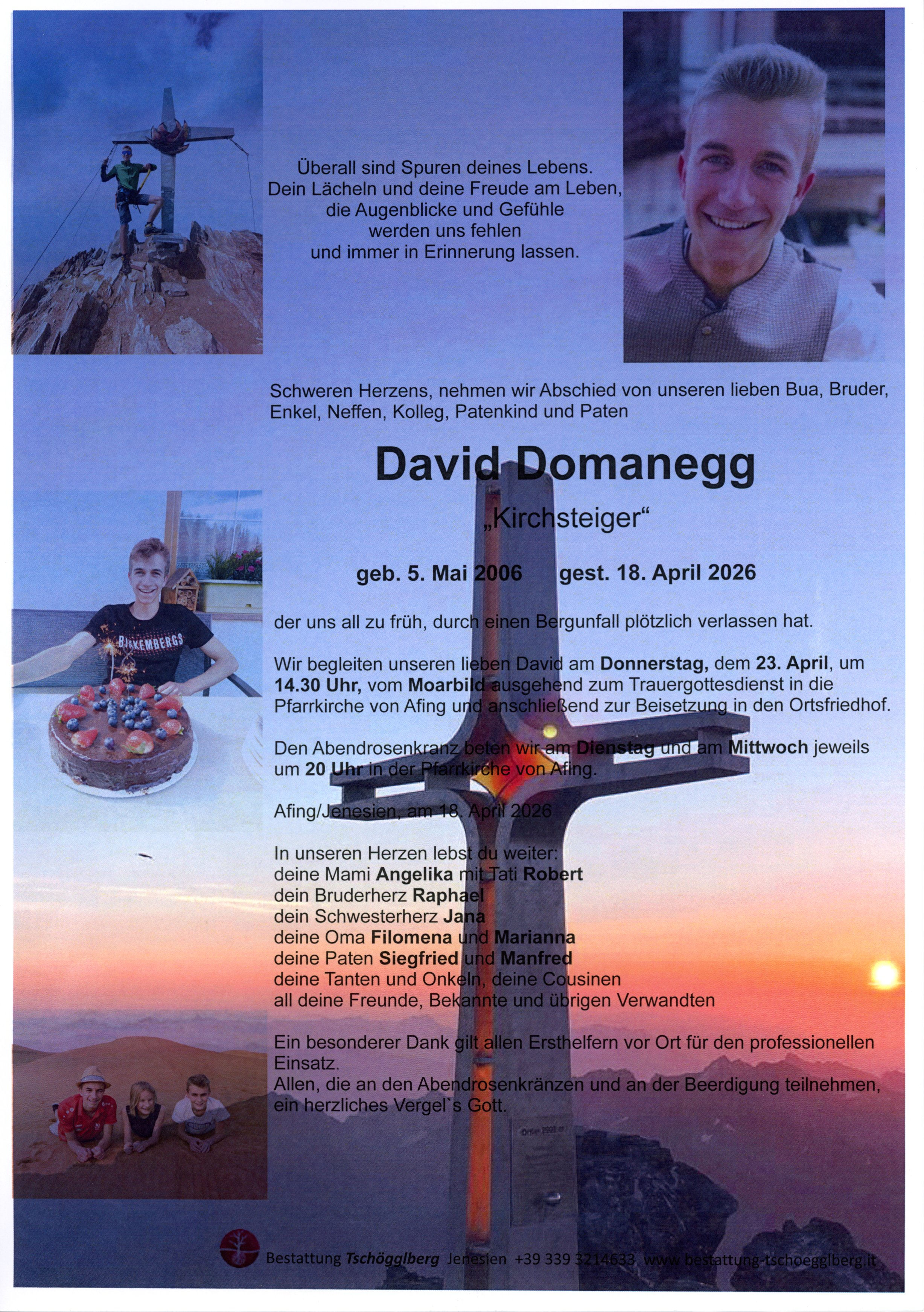 Partezettel Domanegg David