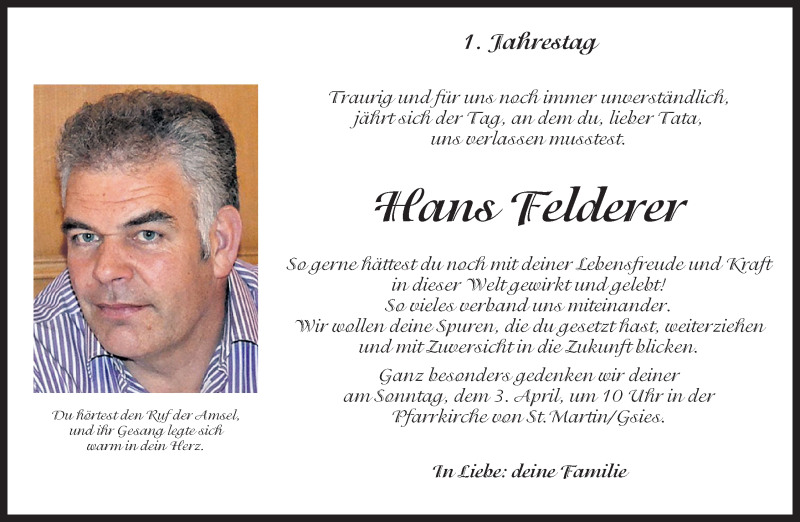 Traueranzeige