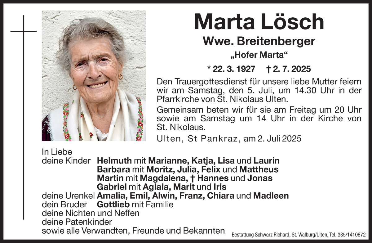 Traueranzeige