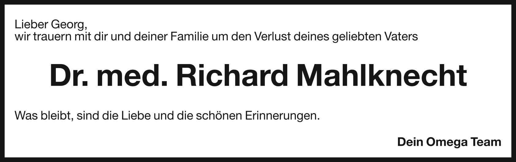Dr. med. Mahlknecht Richard - AN