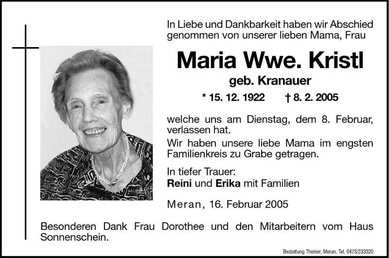 Traueranzeigen